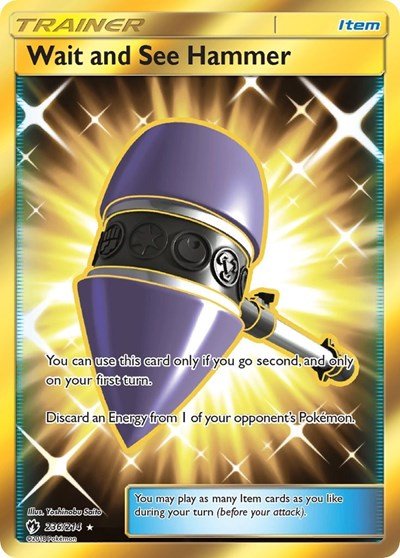 Wait and See Hammer (Secret) (SM - Lost Thunder) Near Mint Holofoil - Nick Nack's Full Frontal Attack