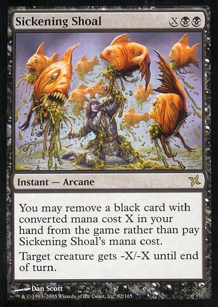 Sickening Shoal (Betrayers of Kamigawa) Near Mint