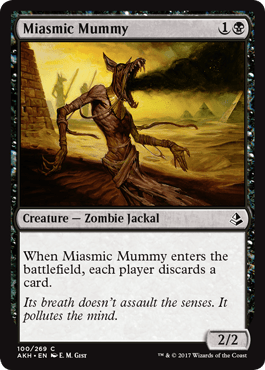 Miasmic Mummy (Amonkhet) Near Mint - Nick Nack's Full Frontal Attack