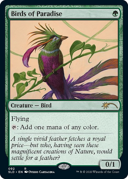 Birds of Paradise (92) (Secret Lair) Near Mint