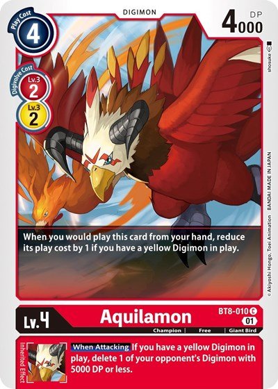 Aquilamon (New Awakening) Near Mint - Nick Nack's Full Frontal Attack