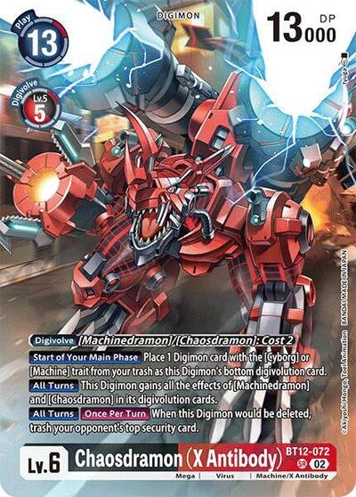 Chaosdramon (X Antibody) (Alternate Art) (Special Limited Set) Near Mint Foil