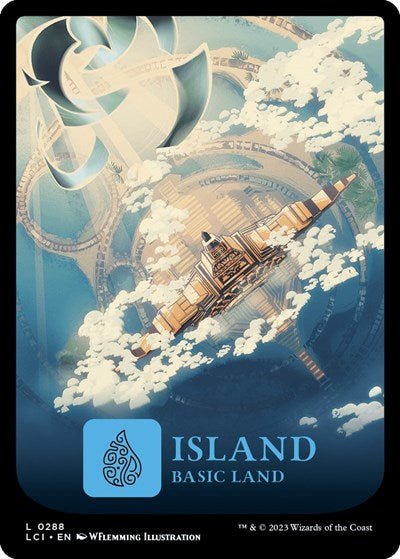 Island (0287) (The Lost Caverns of Ixalan) Near Mint - Nick Nack's Full Frontal Attack