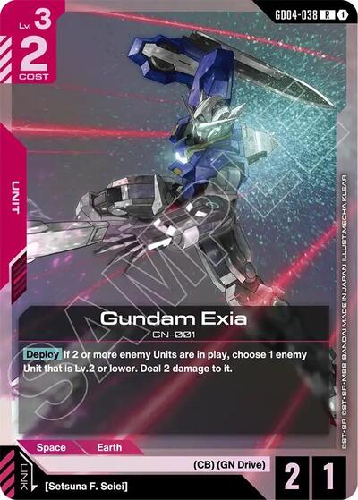 Gundam Exia (GD04-038) (Phantom Aria) Near Mint Holofoil