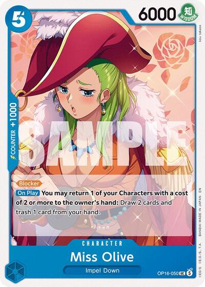 Miss Olive (The Time of Battle) Near Mint