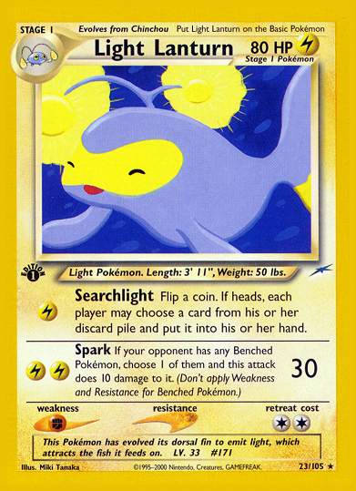 Light Lanturn (Neo Destiny) Light Play 1st Edition