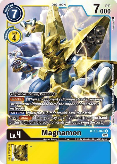 Magnamon (Versus Royal Knights) Near Mint Foil - Nick Nack's Full Frontal Attack