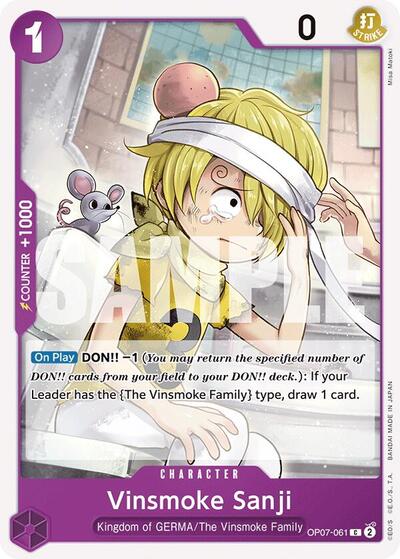 Vinsmoke Sanji (500 Years in the Future) Near Mint - Nick Nack's Full Frontal Attack