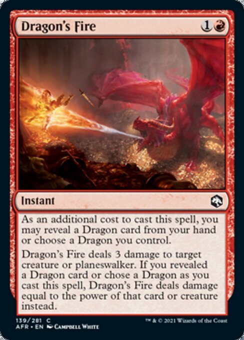 Dragon's Fire (Adventures in the Forgotten Realms) Near Mint - Nick Nack's Full Frontal Attack