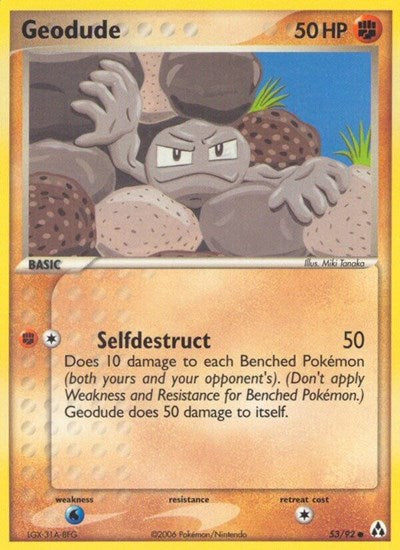 Geodude (Legend Maker) Medium Play Reverse Holofoil