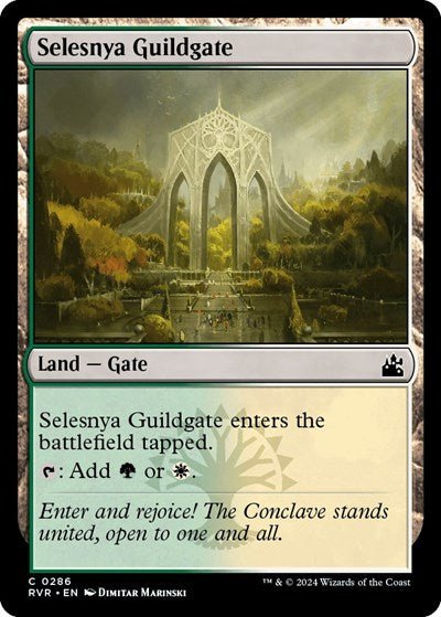 Selesnya Guildgate (Ravnica Remastered) Near Mint - Nick Nack's Full Frontal Attack