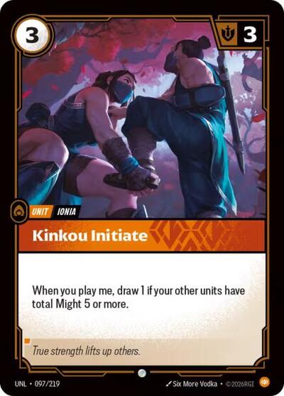 Kinkou Initiate (Unleashed) Near Mint