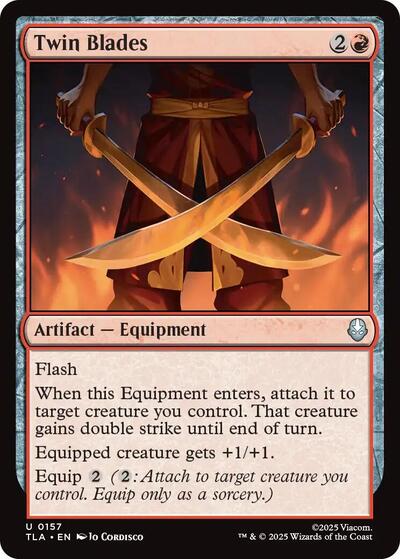 Twin Blades (Avatar: The Last Airbender) Near Mint - Nick Nack's Full Frontal Attack