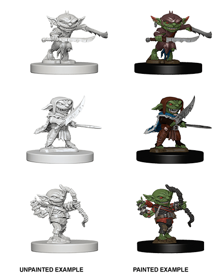 Pathfinder Deep Cuts Unpainted Miniatures: Goblins - Nick Nack's Full Frontal Attack