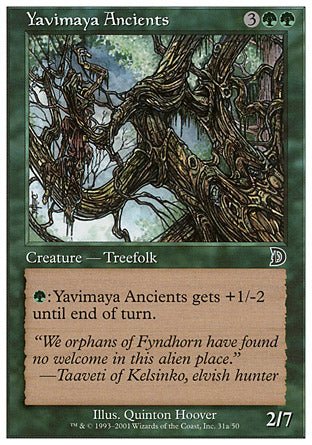 Yavimaya Ancients (Flavor text: Taaveti) (Alliances) Light Play - Nick Nack's Full Frontal Attack