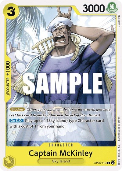 Captain McKinley (Awakening of the New Era) Near Mint - Nick Nack's Full Frontal Attack