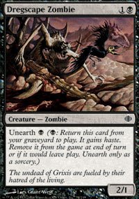 Dregscape Zombie (Shards of Alara) Light Play - Nick Nack's Full Frontal Attack