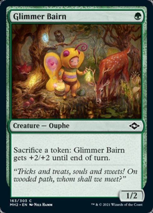 Glimmer Bairn (Modern Horizons 2) Light Play Foil - Nick Nack's Full Frontal Attack