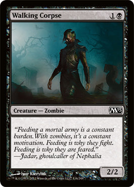 Walking Corpse (Magic 2013 Core Set) Light Play