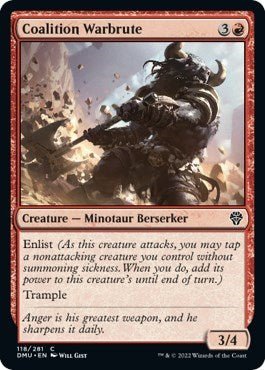 Coalition Warbrute (Dominaria United) Near Mint - Nick Nack's Full Frontal Attack