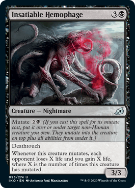 Insatiable Hemophage (Ikoria: Lair of Behemoths) Near Mint - Nick Nack's Full Frontal Attack