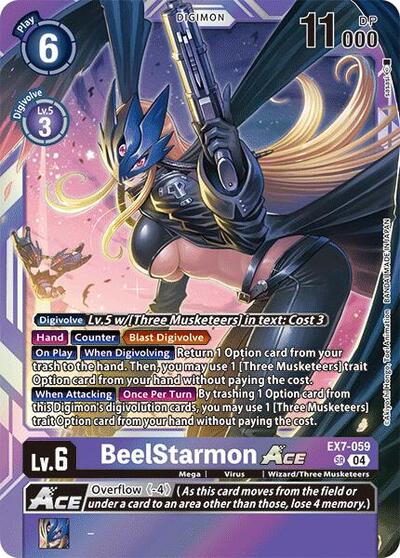 BeelStarmon ACE (Digimon LIBERATOR) Near Mint Foil