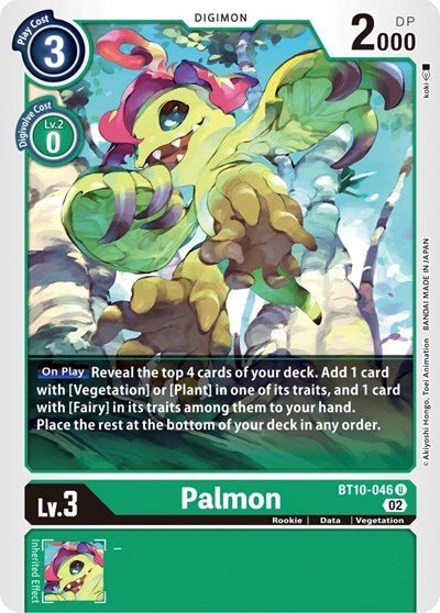 Palmon (Xros Encounter) Near Mint - Nick Nack's Full Frontal Attack