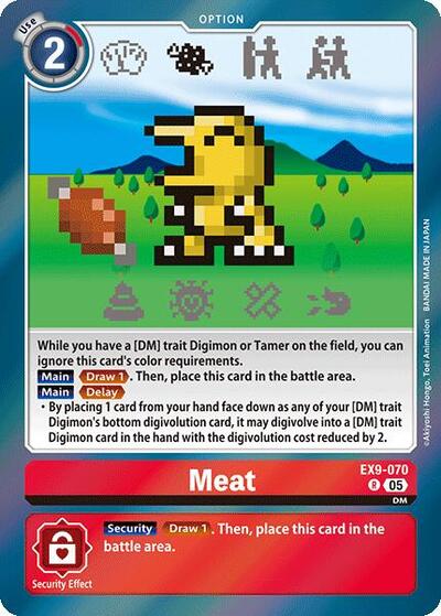 Meat (Versus Monsters) Near Mint Foil - Nick Nack's Full Frontal Attack