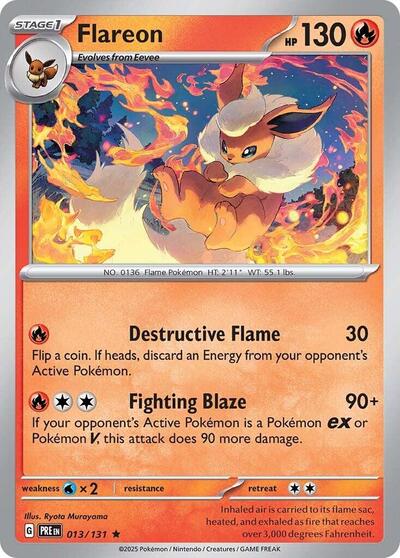 Flareon (SV: Prismatic Evolutions) Near Mint Holofoil