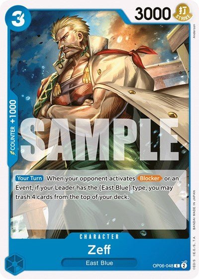 Zeff (Wings of the Captain) Near Mint - Nick Nack's Full Frontal Attack