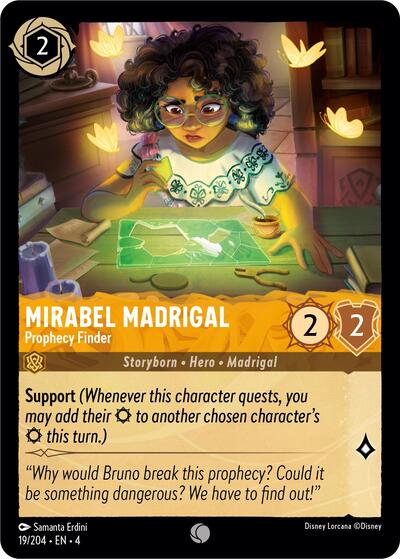Mirabel Madrigal - Prophecy Finder (Ursula's Return) Near Mint - Nick Nack's Full Frontal Attack