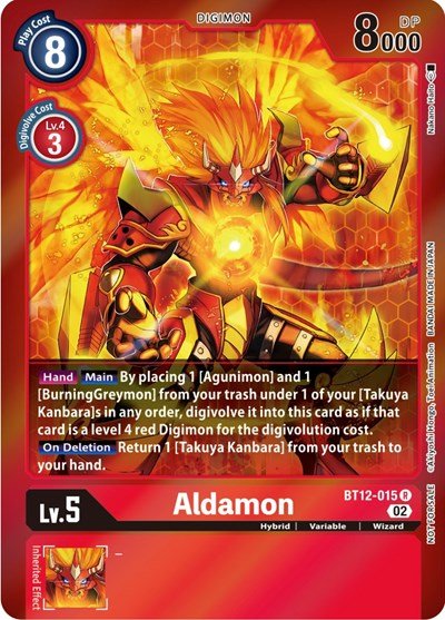 Aldamon (Tamer Party - Special - ) (Across Time) Near Mint Foil - Nick Nack's Full Frontal Attack