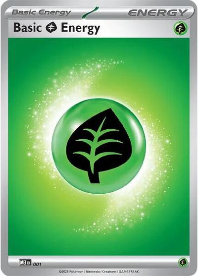 Basic Grass Energy - 001 (MEE: Mega Evolution Energies) Near Mint