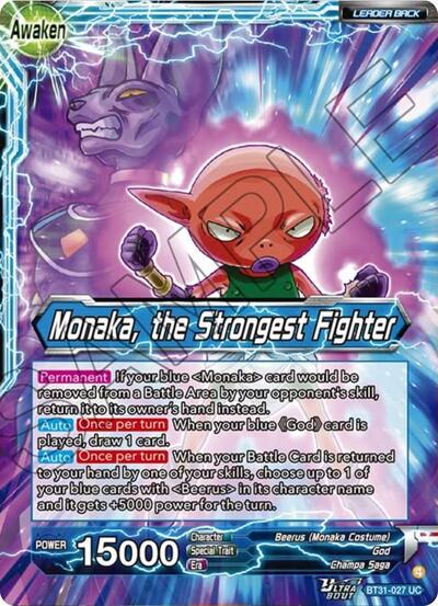 Monaka // Monaka, the Strongest Fighter (Impact Beyond Dimensions) Near Mint Foil
