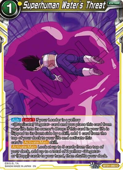 Superhuman Water's Threat (Impact Beyond Dimensions) Near Mint
