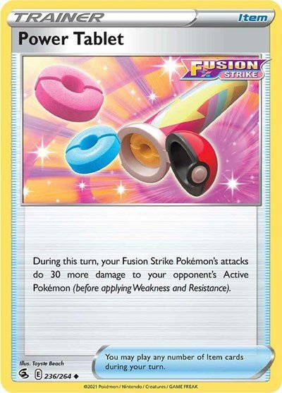 Power Tablet (SWSH08: Fusion Strike) Near Mint - Nick Nack's Full Frontal Attack