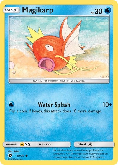 Magikarp (Dragon Majesty) Near Mint Reverse Holofoil