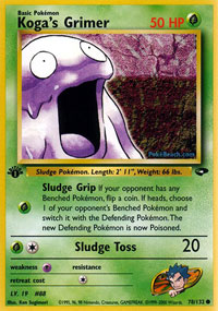 Koga's Grimer (Gym Challenge) Light Play Unlimited