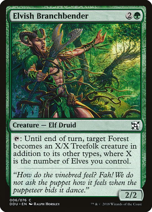 Elvish Branchbender (Duel Decks: Elves vs Inventors) Near Mint