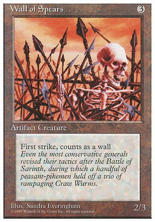 Wall of Spears (4th Edition) Light Play - Nick Nack's Full Frontal Attack