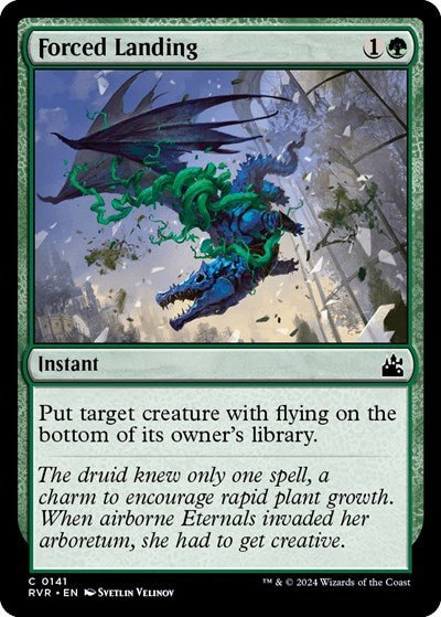Forced Landing (Ravnica Remastered) Near Mint - Nick Nack's Full Frontal Attack