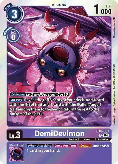 DemiDevimon (Chain of Liberation) Near Mint Foil - Nick Nack's Full Frontal Attack