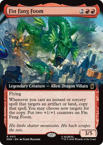 Fin Fang Foom (Extended Art) (Marvel Super Heroes) Near Mint - Nick Nack's Full Frontal Attack