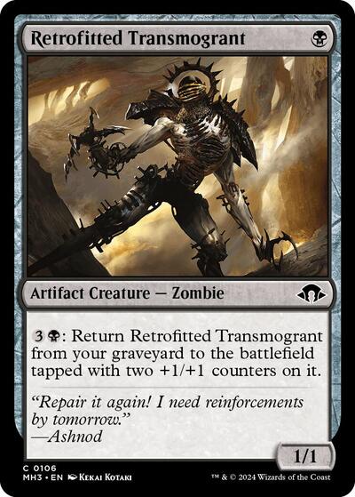 Retrofitted Transmogrant (Modern Horizons 3) Near Mint - Nick Nack's Full Frontal Attack