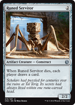 Runed Servitor (Conspiracy: Take the Crown) Near Mint - Nick Nack's Full Frontal Attack