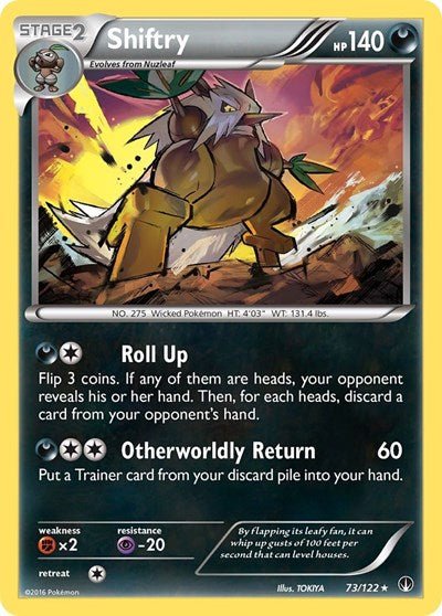 Shiftry (XY - BREAKpoint) Medium Play - Nick Nack's Full Frontal Attack