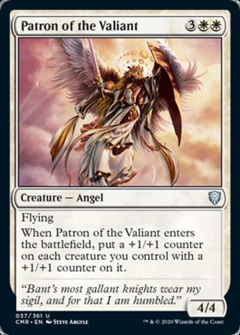Patron of the Valiant (Commander Legends) Near Mint - Nick Nack's Full Frontal Attack
