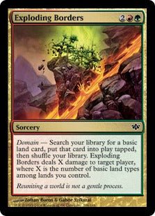 Exploding Borders (Conflux) Light Play - Nick Nack's Full Frontal Attack