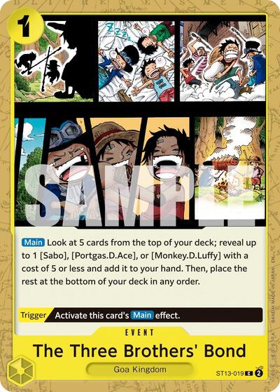 The Three Brothers' Bond (Reprint) (Premium Booster - The Best - Vol. 2) Near Mint - Nick Nack's Full Frontal Attack