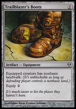 Trailblazer's Boots (Zendikar) Near Mint - Nick Nack's Full Frontal Attack